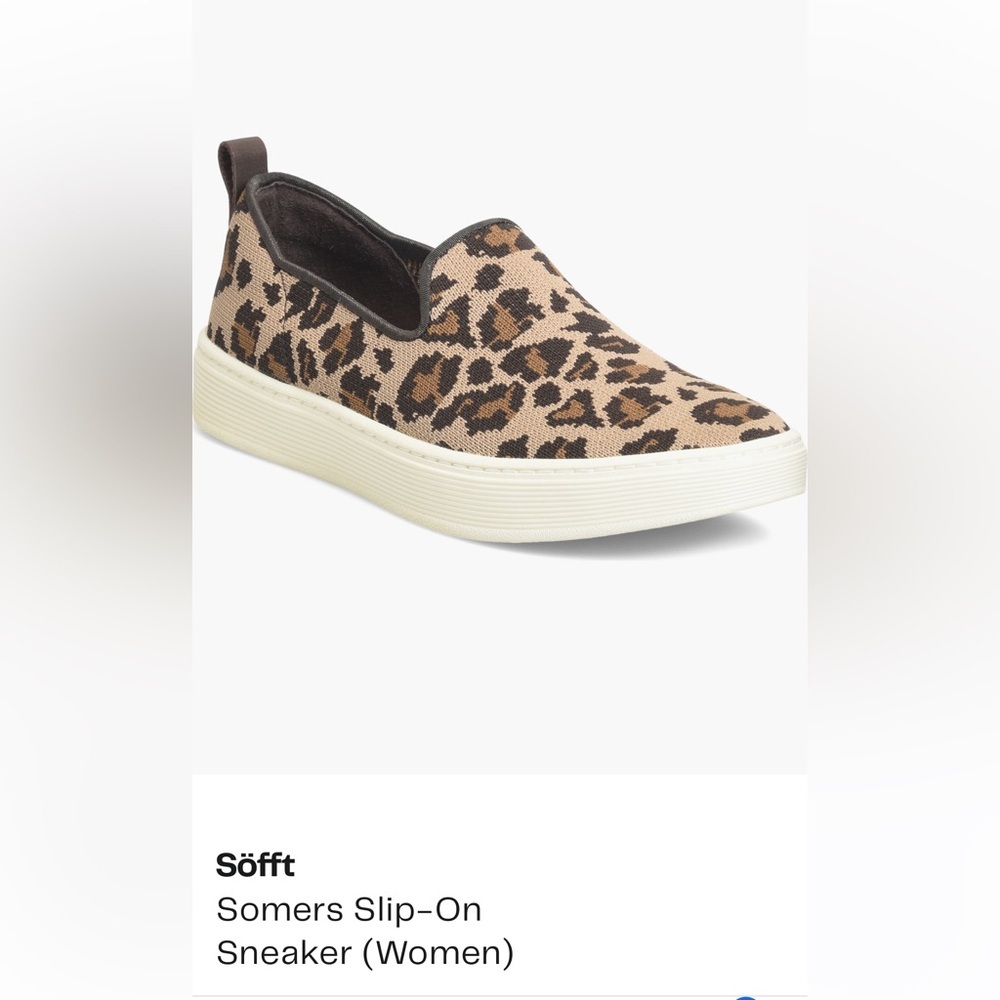 Sofft Somers Leopard Print Slip-On Sneakers summer fun